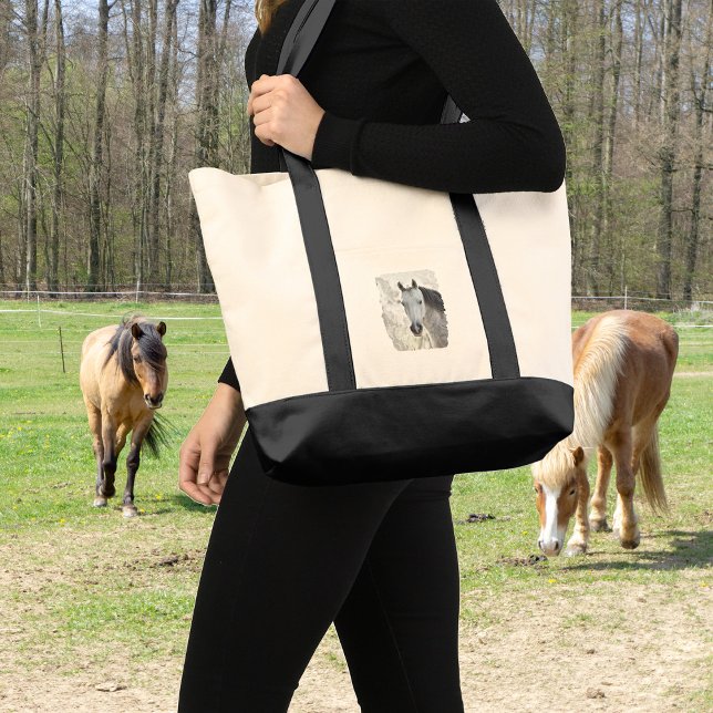 White dream horse tote bag (Creator Uploaded)