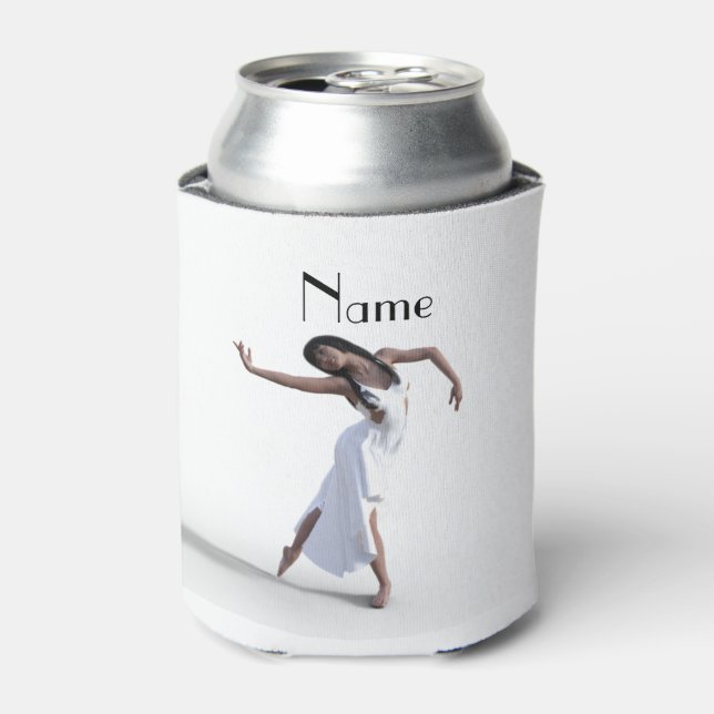 White Dress Dancer Thunder_Cove  Can Cooler (Can Front)