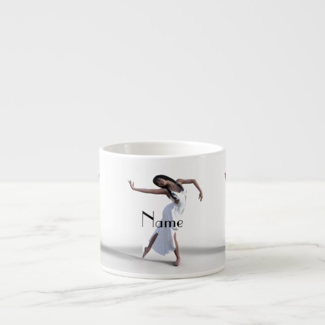 White Dress Dancer Thunder_Cove  Espresso Cup (Front)