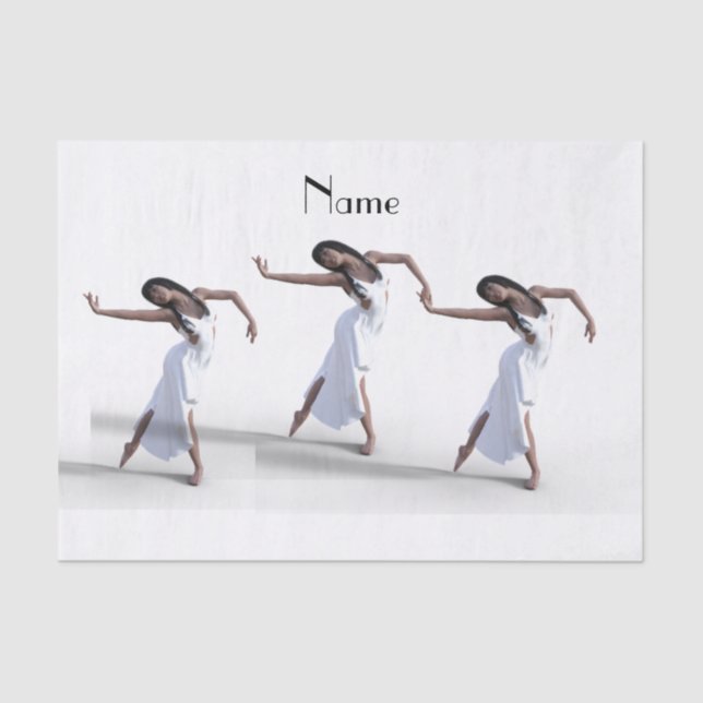 White Dress Dancer Thunder_Cove  Tissue Paper (Front)