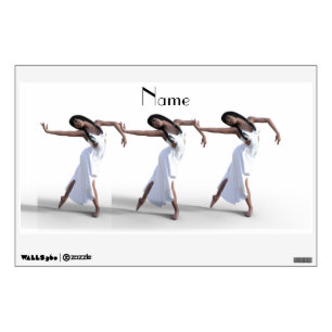 White Dress Dancer Thunder_Cove Wall Decal