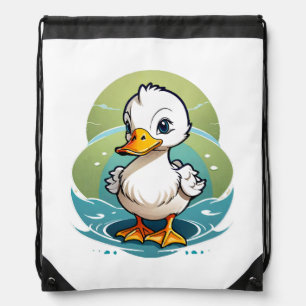 white-duck drawstring bag