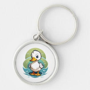 white-duck keychain