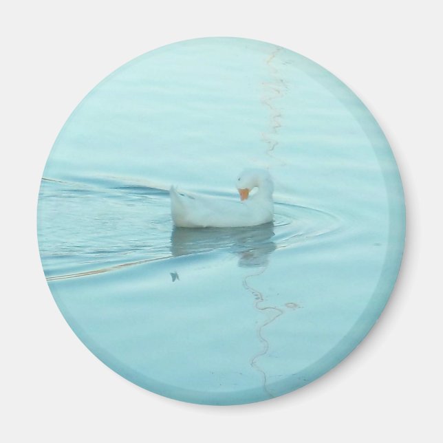 White Duck magnet (Front)