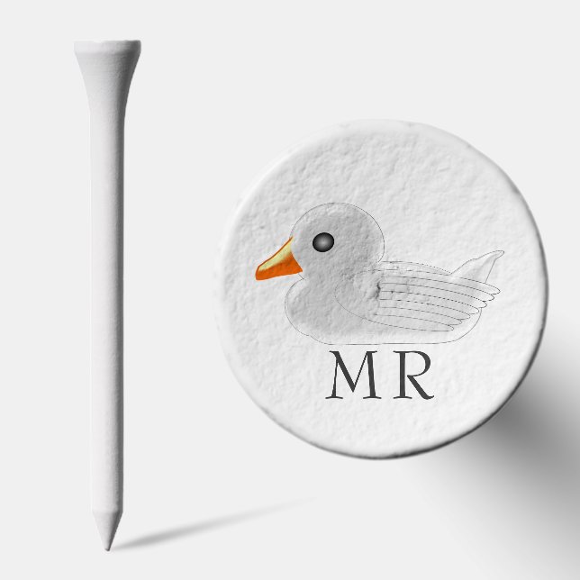 White Duck Monogrammed Golf Tees (Combo)