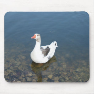White Duck Mouse Pad