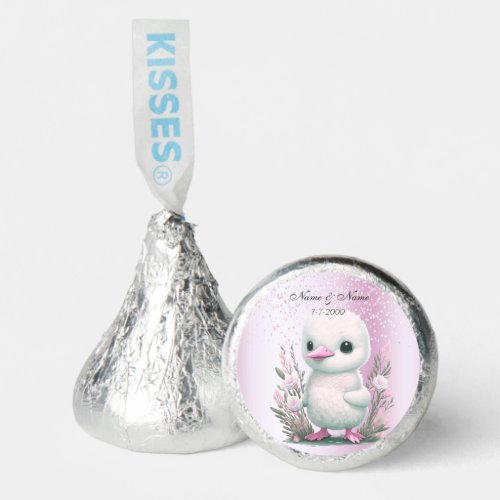 White Duck Pink Floral Hersheys Kisses