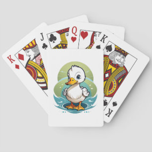white-duck poker cards