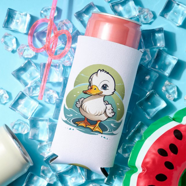 white-duck seltzer can cooler (In Situ Summer)