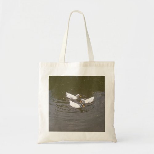 White Ducks Swimming Bag