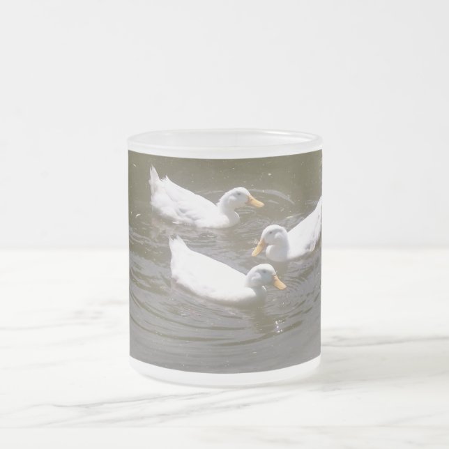 White Ducks Swimming Mug (Center)