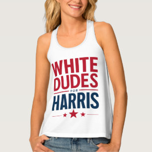 White Dudes For Harris Election Kamala Harris 2024 Tank Top