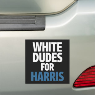 White Dudes For Harris Kamala Harris 2024 Election Car Magnet