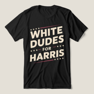 White Dudes For Kamala Harris Vote For 2024 Tri-Blend Shirt