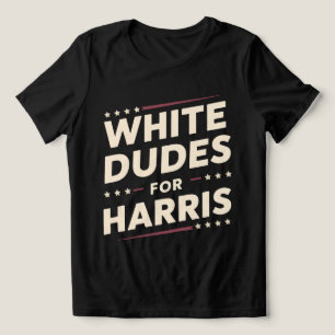 White Dudes For Kamala Harris Vote For 2024 Tri-Blend Shirt