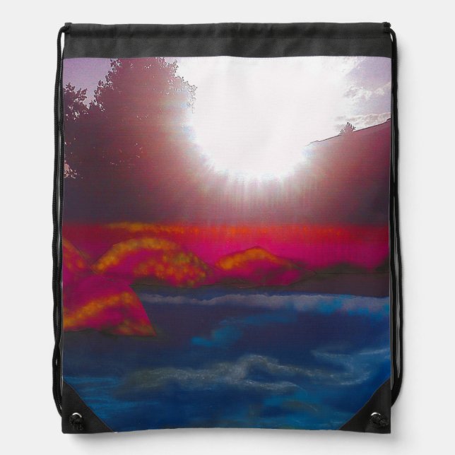 "White Dwarf" Drawstring Backpack (Front)