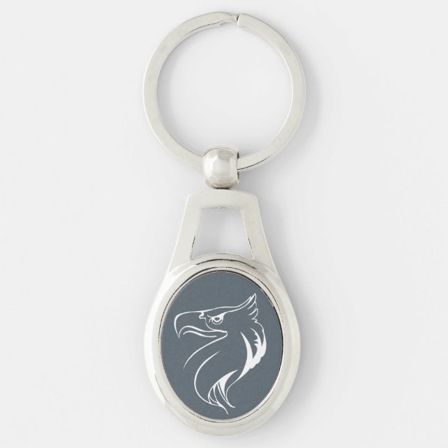 White eagle keychain (Front)