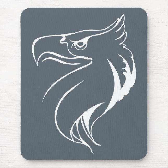 White eagle mouse pad (Front)