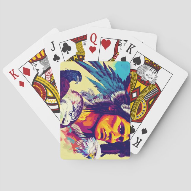 White Eagle Poker Cards (Back)
