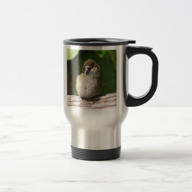 White-eared Hummingbird Travel Mug, right-handled Mug (Right)