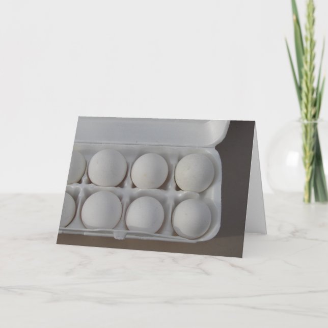 White Eggs Card (Front)