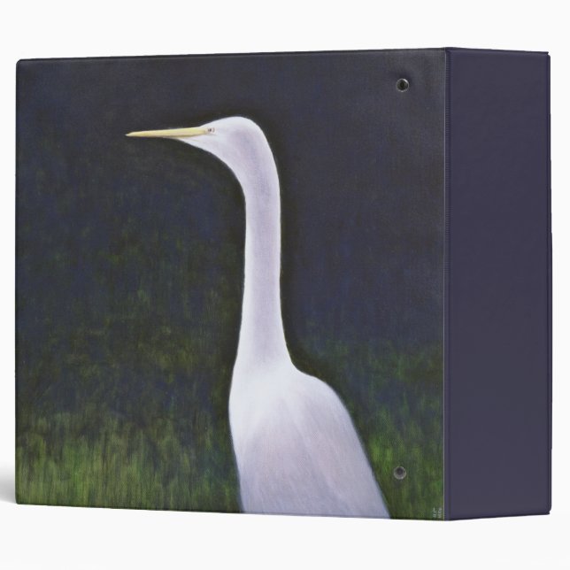 White Egret Binder (Back/Spine)