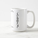 White Elegant Coffee Mug at Zazzle