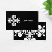 White elegant damask motif (Desk)