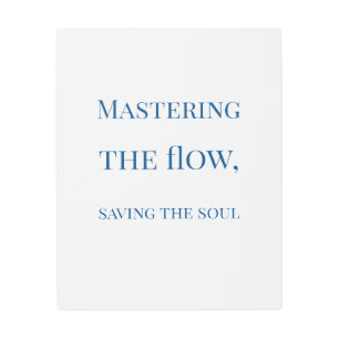 White Elegant Serif Style Perfusionist Print