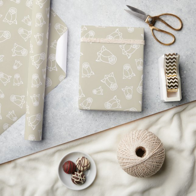 White Elegant Wedding Roses Engagement Seamless Wrapping Paper (Crafts)