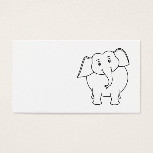 White Elephant. Business Card Templates