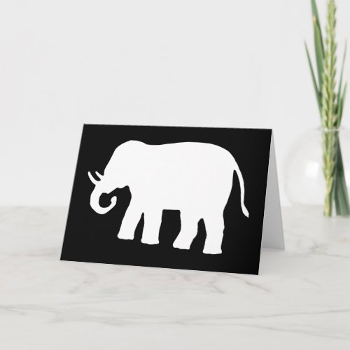 White Elephant Card