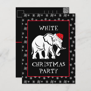 White Elephant Christmas Party Invitation