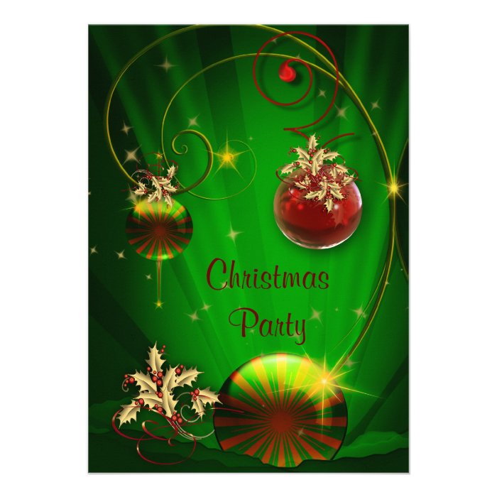 White Elephant Christmas Party Invitations