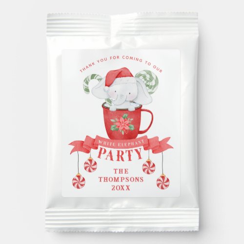 White Elephant Christmas  Thank You  Hot Chocolate Drink Mix