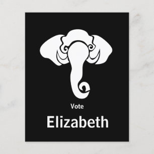 White Elephant Family Home Address Republican Flyer
