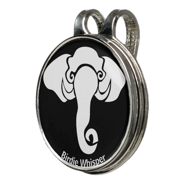 White Elephant  Family Home Address Republican  Golf Hat Clip (3/4)