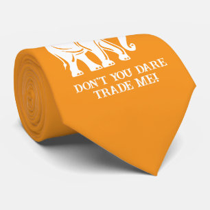 White Elephant Gag Gift Neck Tie