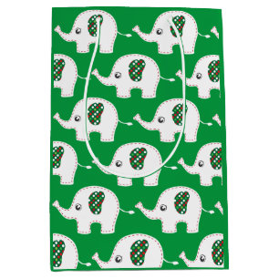 White elephant gift bag