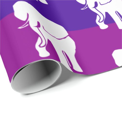 White Elephant Gift Exchange LGBT Rainbow Pride Wrapping Paper