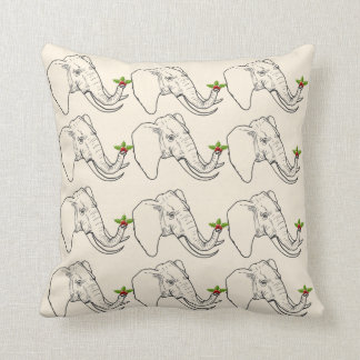 White elephant gift (humor) throw pillow