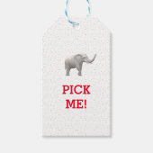 White Elephant Gift Tag | Zazzle