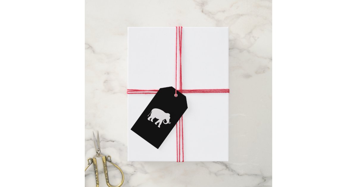 White Elephant Gift Tags