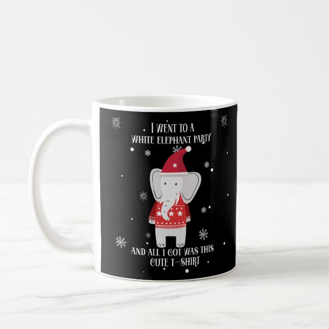 White Elephant Gifts | Gift For Men & Women  Coffee Mug (Left)
