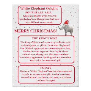 White Elephant Origins Poster