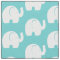 White Elephant Pattern Aqua