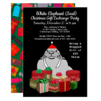 White Elephant Seal Christmas Gift Exchange, ZPR Invitation