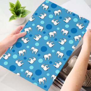 White Elephant Shipping Envelope Mailer (Blue)