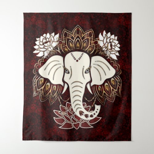 White Elephant Tapestry