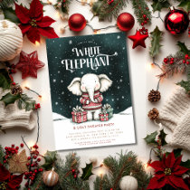 White Elephant Ugly Sweater Party Invitation